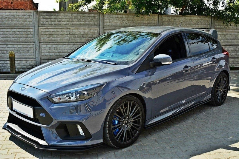 Maxton frontsplitter til Ford Focus RS Mk3 – blank sort – billede 1 af 5