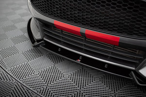 Maxton frontsplitter til Ford Focus ST Mk3 Facelift – blank sort – billede 3 af 5