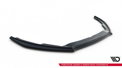 Maxton Front Splitter V.4 Ford Focus St / St-Line Mk4 - Gloss Black