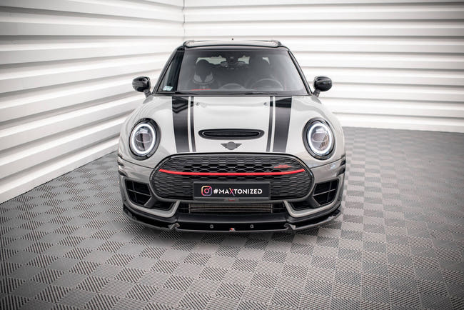 Maxton Front Splitter V.3 Mini Cooper Clubman John Cooper Works F54  - Gloss Black
