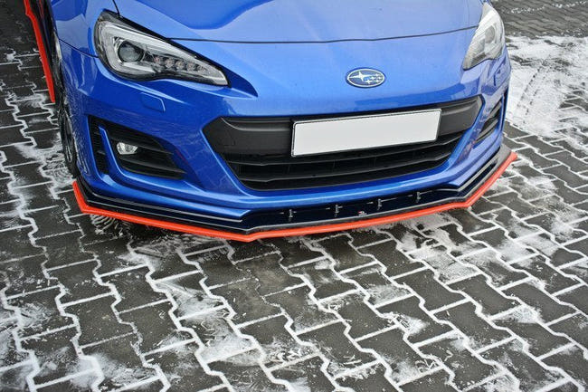 Maxton frontsplitter til Subaru BRZ Mk1 Facelift – blank sort – billede 1 af 6
