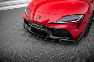 Maxton frontsplitter til Toyota Supra Mk5 – blank sort – billede 1 af 4