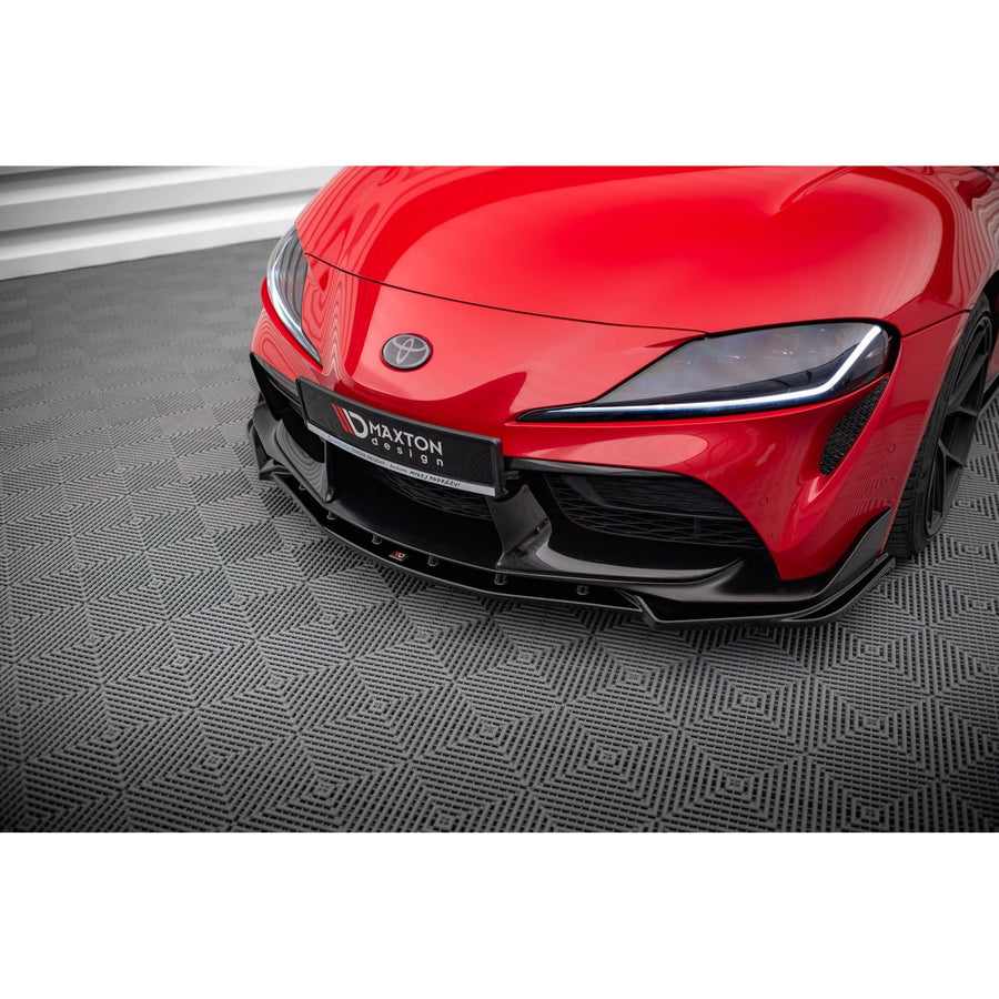 Maxton frontsplitter til Toyota Supra Mk5 – blank sort – billede 1 af 4