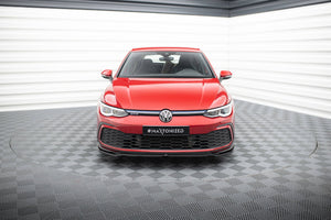 Maxton frontsplitter til Volkswagen Golf GTI / GTE / GTD / R-Line Mk8 – blank sort – billede 2 af 5