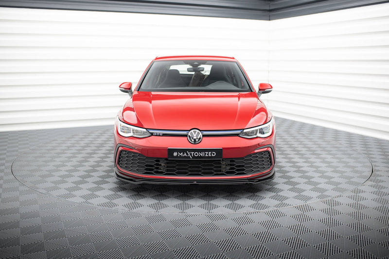 Maxton frontsplitter til Volkswagen Golf GTI / GTE / GTD / R-Line Mk8 – blank sort – billede 2 af 5