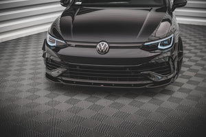 Maxton frontsplitter til Volkswagen Golf R Hatchback / Variant Mk8 – blank sort – billede 2 af 5