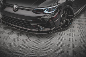 Maxton frontsplitter til Volkswagen Golf R Hatchback / Variant Mk8 – blank sort – billede 3 af 5