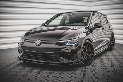 Maxton frontsplitter til Volkswagen Golf R Hatchback / Variant Mk8 – blank sort – billede 1 af 5