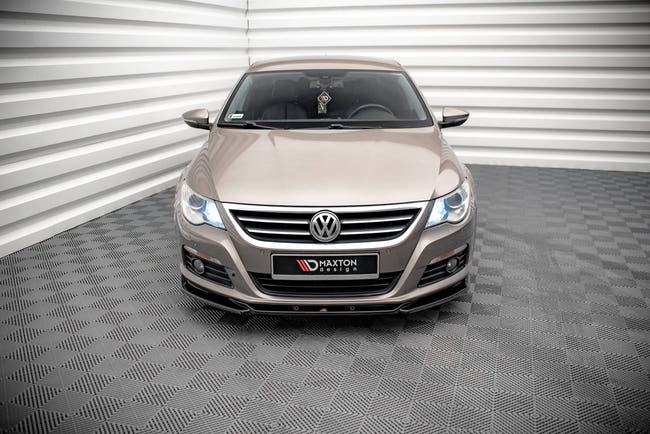 Maxton frontsplitter til Volkswagen Passat CC – blank sort – billede 2 af 5