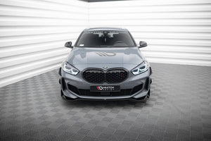 Maxton frontsplitter til BMW 1 M-Pack / M135i / 128ti F40 – blank sort – billede 2 af 4
