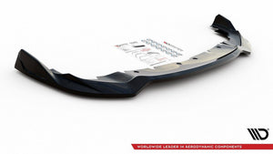 Maxton frontsplitter til BMW 1 M-Pack / M135i / 128ti F40 – blank sort – billede 4 af 4