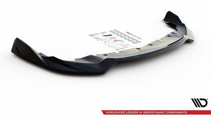 Maxton frontsplitter til BMW 1 M-Pack / M135i / 128ti F40 – blank sort – billede 4 af 4