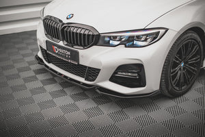 Maxton frontsplitter til BMW 3 G20 / G21 M-Pack – blank sort – billede 1 af 4