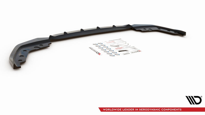 Maxton frontsplitter til BMW 3 G20 / G21 M-Pack – blank sort – billede 4 af 4