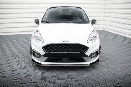 Maxton frontsplitter til Ford Fiesta Mk8 ST / ST-Line – blank sort – billede 2 af 5