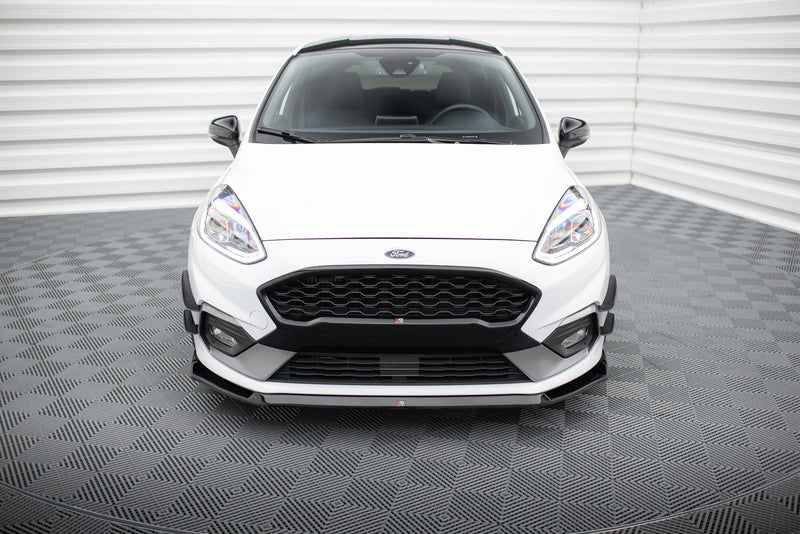 Maxton frontsplitter til Ford Fiesta Mk8 ST / ST-Line – blank sort – billede 2 af 5