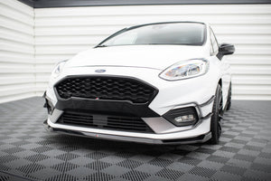Maxton frontsplitter til Ford Fiesta Mk8 ST / ST-Line – blank sort – billede 1 af 5