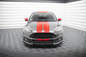 Maxton frontsplitter til Ford Focus ST Mk3 Facelift – blank sort – billede 2 af 5