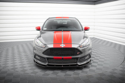 Maxton frontsplitter til Ford Focus ST Mk3 Facelift – blank sort – billede 2 af 5