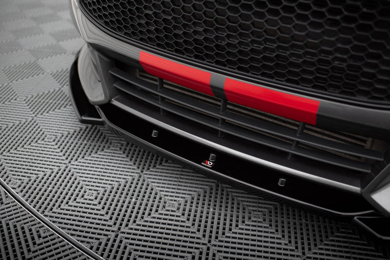 Maxton frontsplitter til Ford Focus ST Mk3 Facelift – blank sort – billede 3 af 5