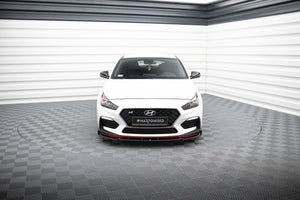 Maxton frontsplitter til Hyundai I30 N Mk3 Hatchback/ Fastback – blank sort – billede 2 af 5