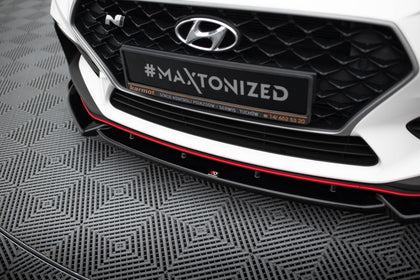 Maxton frontsplitter til Hyundai I30 N Mk3 Hatchback/ Fastback – blank sort – billede 3 af 5