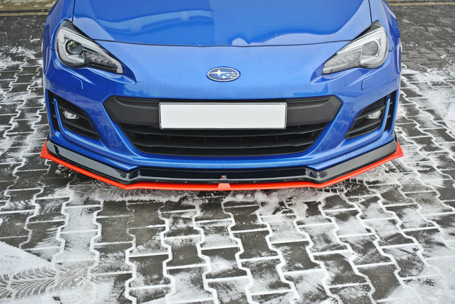 Maxton frontsplitter til Subaru BRZ Mk1 Facelift – blank sort – billede 2 af 8