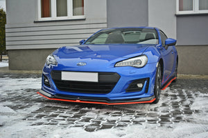 Maxton frontsplitter til Subaru BRZ Mk1 Facelift – blank sort – billede 1 af 8