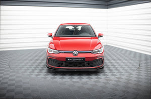 Maxton frontsplitter til Volkswagen Golf GTI / GTE / GTD / R-Line Mk8 – blank sort – billede 2 af 5