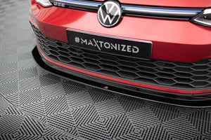 Maxton frontsplitter til Volkswagen Golf GTI / GTE / GTD / R-Line Mk8 – blank sort – billede 3 af 5