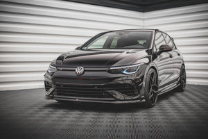 Maxton frontsplitter til Volkswagen Golf R Hatchback / Variant Mk8 – blank sort – billede 1 af 5