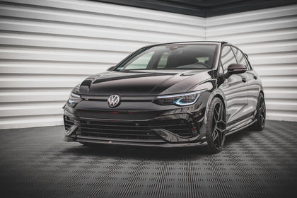 Maxton frontsplitter til Volkswagen Golf R Hatchback / Variant Mk8 – blank sort – billede 1 af 5