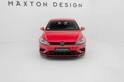 Maxton frontsplitter til Volkswagen Golf R / R-Line Mk7 Facelift – blank sort – billede 2 af 6
