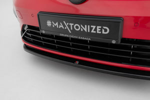 Maxton frontsplitter til Volkswagen Golf R / R-Line Mk7 Facelift – blank sort – billede 4 af 6