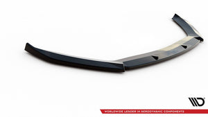 Maxton frontsplitter til Seat Leon Cupra / FR Mk3 Facelift – blank sort – billede 4 af 5