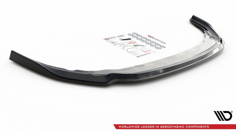 Maxton frontsplitter til Volkswagen Golf R Hatchback / Variant Mk8 – blank sort – billede 4 af 5
