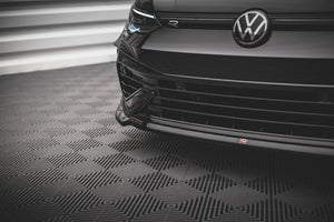 Maxton frontsplitter til Volkswagen Golf R Hatchback / Variant Mk8 – blank sort – billede 3 af 5