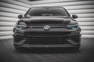 Maxton frontsplitter til Volkswagen Golf R Hatchback / Variant Mk8 – blank sort – billede 2 af 5
