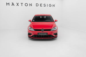 Maxton frontsplitter til Volkswagen Golf R / R-Line Mk7 Facelift – blank sort – billede 2 af 4