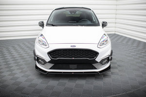 Maxton frontsplitter til Ford Fiesta Mk8 ST / ST-Line – blank sort – billede 2 af 5