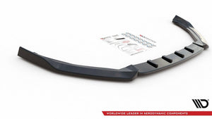 Maxton Front Splitter V.7 Ford Focus St / St-Line Mk4 - Gloss Black