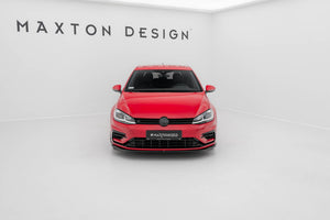 Maxton frontsplitter til Volkswagen Golf R / R-Line Mk7 Facelift – blank sort – billede 2 af 5