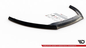 Maxton Front Splitter V.8 Ford Focus St / St-Line Mk4 - Gloss Black