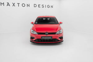 Maxton frontsplitter til Volkswagen Golf R / R-Line Mk7 Facelift – blank sort – billede 2 af 4