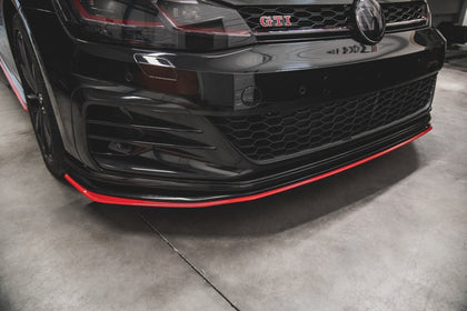 Maxton frontsplitter til Volkswagen Golf Mk7 GTI TCR – blank sort – billede 5 af 12