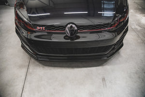 Maxton frontsplitter til Volkswagen Golf Mk7 GTI TCR – blank sort – billede 1 af 12