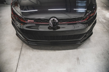 Maxton frontsplitter til Volkswagen Golf Mk7 GTI TCR – blank sort – billede 1 af 12