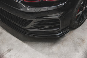 Maxton frontsplitter til Volkswagen Golf Mk7 GTI TCR – blank sort – billede 3 af 12