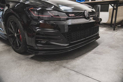 Maxton frontsplitter til Volkswagen Golf Mk7 GTI TCR – blank sort – billede 2 af 12