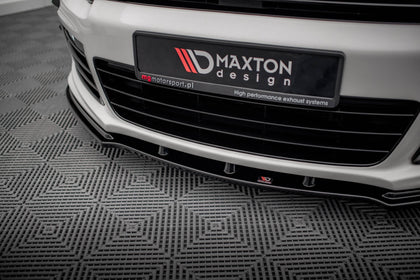 Maxton Front Splitter VW Scirocco R - Gloss Black
